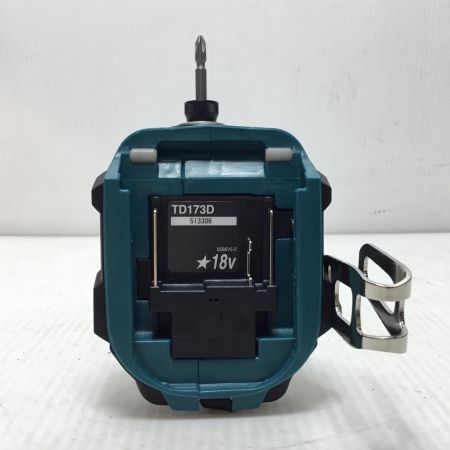  MAKITA マキタ インパクトドライバ 未使用品(S) 本体のみ コードレス式 18v 513306 TD173D ブルー