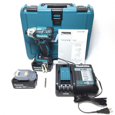  MAKITA マキタ ソフトインパクトドライバ 未使用品(S) 付属品完備 コードレス式 18v TS141DRGX ブルー