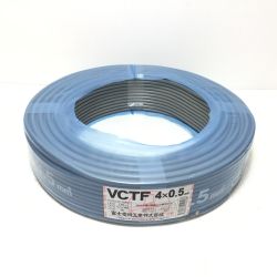 ΘΘ 富士電線工業(FUJI ELECTRIC WIRE) VCTFケーブル 4×0.5mm×100m 未使用品 Sランク