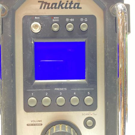  MAKITA マキタ バッテリー式ラジオ コードレス式 18v 002659 キズ・ヨゴレ有 MR102 ホワイト