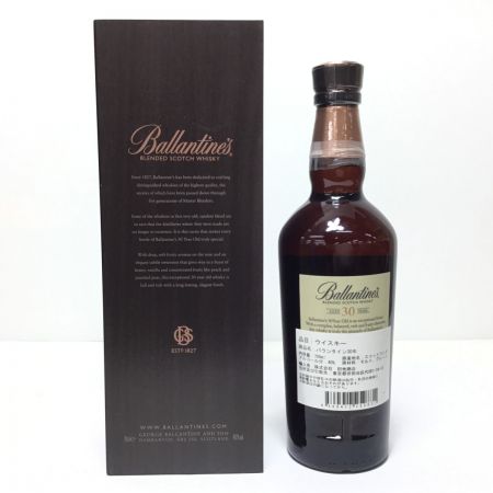  Ballantine's バランタイン ウィスキー スコッチ 700ml 箱付 30年 40%