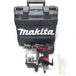 ΘΘ MAKITA マキタ エア釘打ち 程度B ケース付 高圧 50mm AN534H レッド Bランク