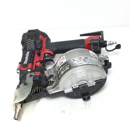  MAKITA マキタ エア釘打ち 程度B ケース付 高圧 50mm AN534H レッド