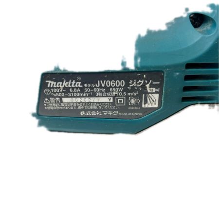 MAKITA マキタ コード式ジグソー JV0600 ブルー 程度Ｂ