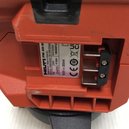  Hilti ヒルティ レーザー墨出し器 程度B 受光器・充電器・充電池2個・ケース付 コードレス式 10.8v PM40-MG レッド