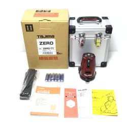 ΘΘ TAJIMA タジマ レーザー墨出し器 未使用品(S) ケース付 ZERO-TY レッド Sランク