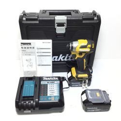 ΘΘ MAKITA マキタ インパクトドライバ 未使用品(S) 付属品完備 コードレス式 18v TD173DGXFY イエロー Sランク