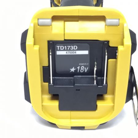  MAKITA マキタ インパクトドライバ 未使用品(S) 付属品完備 コードレス式 18v TD173DGXFY イエロー