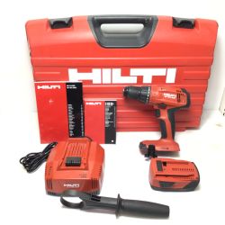 ΘΘ Hilti ヒルティ ドライバドリル 程度B 充電器・充電池1個・ケース付 コードレス式 21.6v SF6H-A22 レッド Bランク