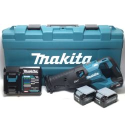 ΘΘ MAKITA マキタ レシプロソー 40v 充電器・充電池2個・ケース付 未使用品(S) JR002GRDX ブルー Sランク
