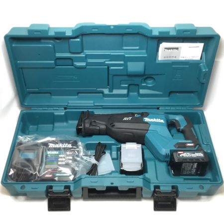 MAKITA マキタ レシプロソー 40v 充電器・充電池2個・ケース付 未使用品(S) JR002GRDX ブルー