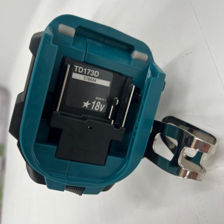  MAKITA マキタ 充電式インパクトドライバ 18V 6Ah バッテリ2本 充電器 ケース付 TD173DRGX ブルー 未使用品