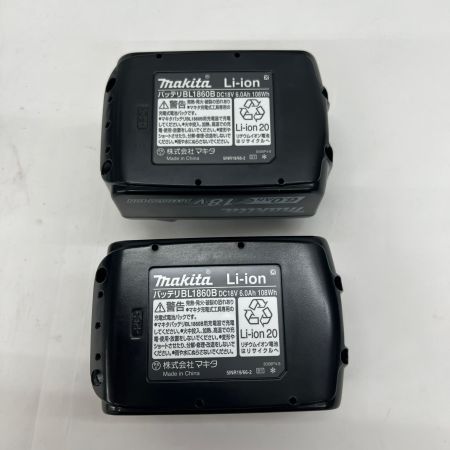  MAKITA マキタ 充電式インパクトドライバ 18V 6Ah バッテリ2本 充電器 ケース付 TD173DRGX ブルー 未使用品