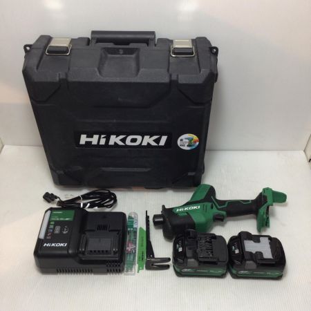  HiKOKI ハイコーキ セーバーソー 程度B 充電器・充電池2個・ケース・替刃付 コードレス式 18v JO41387 BSL36A18X×2 CR18DA グリーン