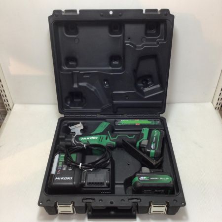  HiKOKI ハイコーキ セーバーソー 程度B 充電器・充電池2個・ケース・替刃付 コードレス式 18v JO41387 BSL36A18X×2 CR18DA グリーン