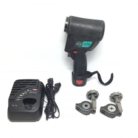  REX レッキス コードレスフレア 程度B 充電器・充電池1個・アタッチメント2個付 コードレス式 10.8v RF20S