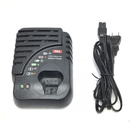  REX レッキス コードレスフレア 程度B 充電器・充電池1個・アタッチメント2個付 コードレス式 10.8v RF20S