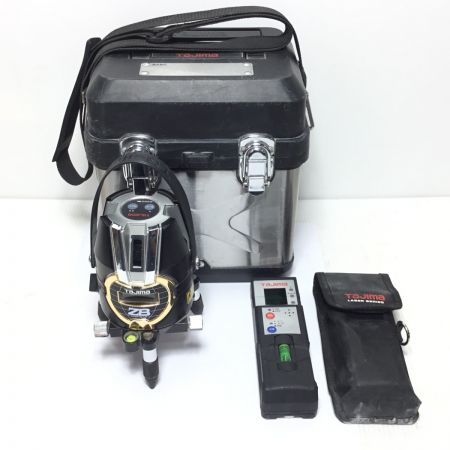  TAJIMA タジマ レーザー墨出し器 程度B 受光器・ケース付 ZEROB-KYR ブラック