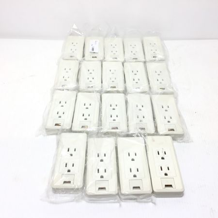  Panasonic パナソニック 接地ダブルコンセント 未使用品(S) 19個セット WKS217