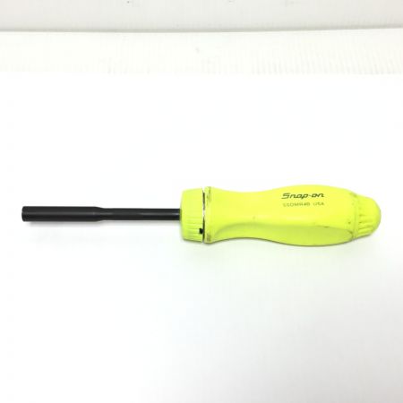  Snap-on スナップオン ラチェットドライバー 程度B ビット5個付 SSDMR4B イエロー
