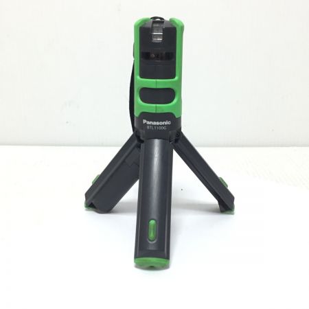  Panasonic パナソニック レーザー墨出し器 程度B 取説・台座・ケース BTL1100G グリーン