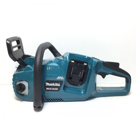 MAKITA マキタ チェーンソー 開封品(S) 付属品完備 コードレス式 350mm 18v+18v MUC353D ブルー