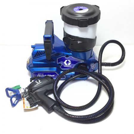  GRACO グレコ スプレーガン 未使用品(S) 付属品完備 コードレス式 18v ウルトラクイックショット 20B477 ブルー