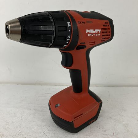 ЗЗ Hilti ヒルティ 14.4v ドライバドリル バッテリーx1付 ※充電器無し SFC14-A レッド