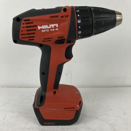 ЗЗ Hilti ヒルティ 14.4v ドライバドリル バッテリーx1付 ※充電器無し SFC14-A レッド