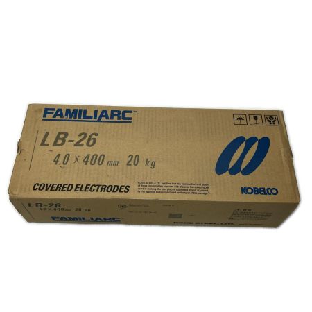  FAMILIARC 溶接棒 未使用品(S) 4.0×400mm 20kg LB-26