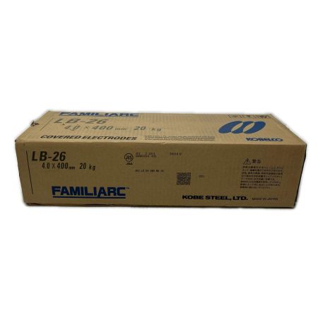  FAMILIARC 溶接棒 未使用品(S) 4.0×400mm 20kg LB-26