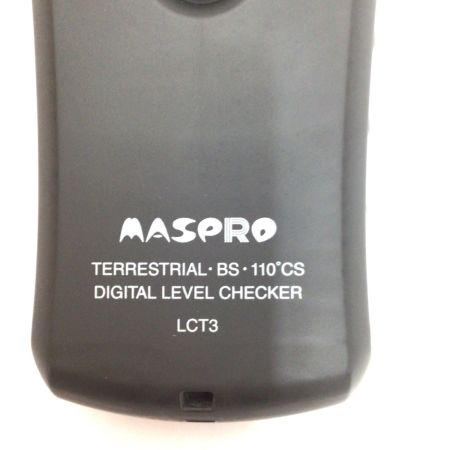  MASPRO マスプロ デジタルレベルチェッカー 程度B　本体のみ LCT3