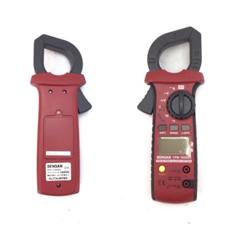  DENSAN クランプメーター  程度B ケース付  CPM-1000DC レッド