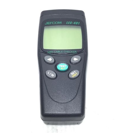  JEFCOM LANケーブルチェッカー 程度B ケース.ケーブル2セット付 LEC-401