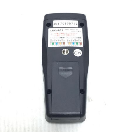  JEFCOM LANケーブルチェッカー 程度B ケース.ケーブル2セット付 LEC-401