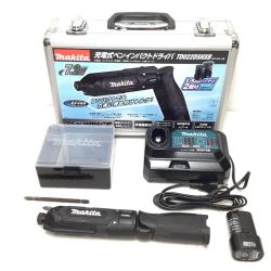 ΘΘ MAKITA マキタ ペンインパクトドライバ 程度B 充電器・充電池1個・ケース付 コードレス式 7.2v TD022D ブラック Bランク