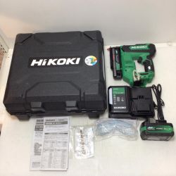 ΘΘ HiKOKI ハイコーキ ピン釘打ち機  程度A 充電器・充電池1個・ケース付 コードレス式 36v/18ｖ 2.5Ah/5.0Ah J731496 NP3635DA Aランク