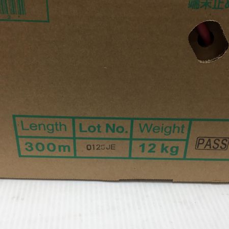  日本製線株式会社 UTPケーブル 未使用品(S) 300m/12kg Cat6 0.5-4PEMNSGDT6 レッド