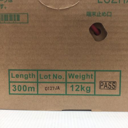  日本製線株式会社 UTPケーブル 未使用品(S) 300m/12kg Cat6 0.5-4PEMNSGDT6 レッド