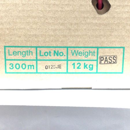  日本製線株式会社 UTPケーブル 未使用品(S) 300m/12kg Cat6 0.5-4PEMNSGDT6 レッド