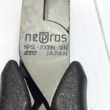  nepros アングルノーズペンチ 程度B  NPSL-200BN