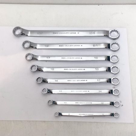  nepros 片口メガネレンチセット nepros  程度B 6本+2本セット NTM506