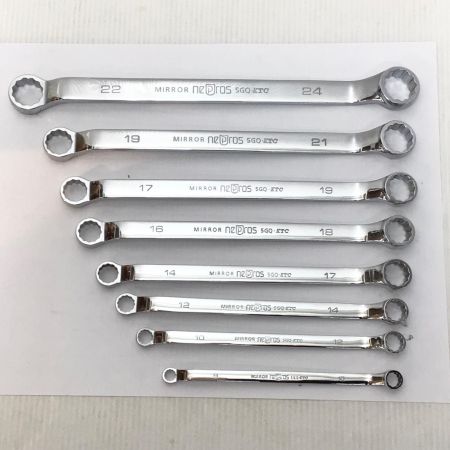  nepros 片口メガネレンチセット nepros  程度B 6本+2本セット NTM506