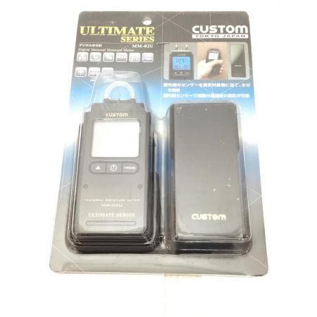  CUSTOM デジタル水分計 未使用品(S) MM-02U ブラック