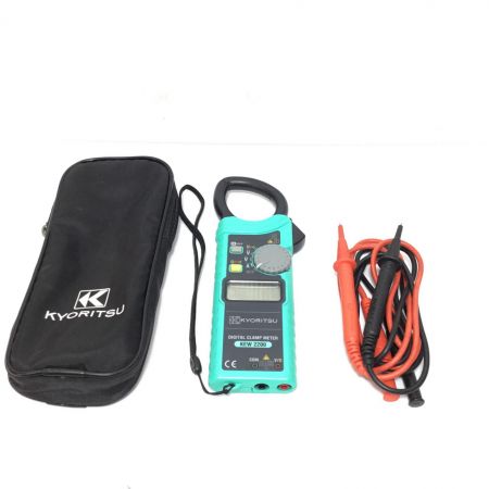  KYORITSU デジタルクランプメーター 程度B テストリード・ケース付 KEW2200