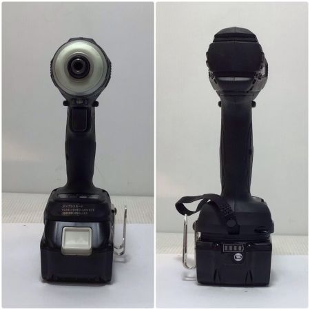  MAKITA マキタ 4モードインパクトドライバ ブラック 未使用品(S) 充電器・充電池2個・ケース付 コードレス式 18v 209887 TP141DRGXB ブラック