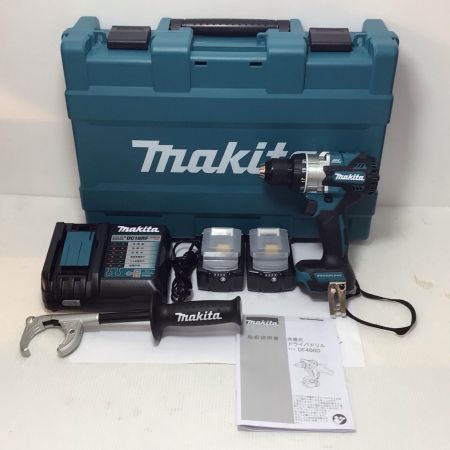  MAKITA マキタ ドライバドリル ブルー 未使用品(S) 付属品完備 コードレス式 18v 114397Y DF486DRGX ブルー