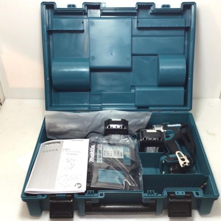  MAKITA マキタ ドライバドリル ブルー 未使用品(S) 付属品完備 コードレス式 18v 114397Y DF486DRGX ブルー