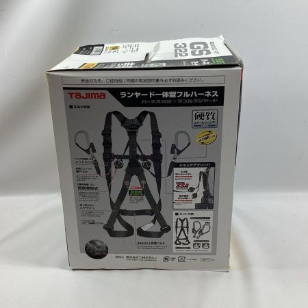 TAJIMA タジマ フルハーネス型安全帯 A1GSMER-WL2BK 巻取式ダブルランヤード M