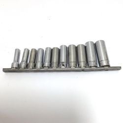 ΘΘ Snap-on スナップオン ロングソケット 程度B 11本セット SFSMｼﾘｰｽﾞ Bランク